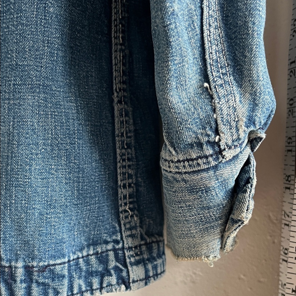 Rare! Vintage 1970s Wrangler Denim Chore Jacket - Picture 11 of 17